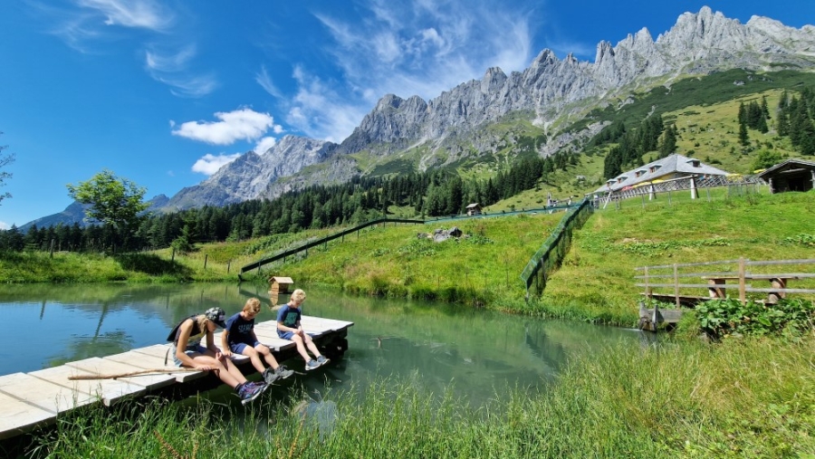 De zomer in Oostenrijk.